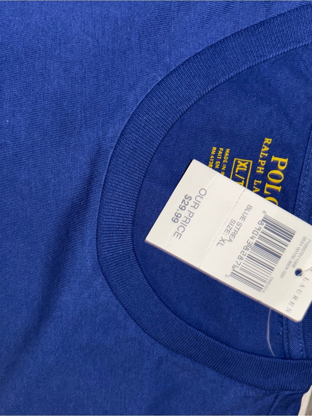 Polo by Ralph Lauren Short Sleeve Tee in Blue